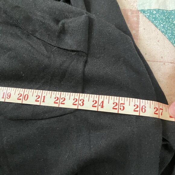 Philosophy Dress Womens M Black Long Sleeve Knit Sweater Lagenlook Artsy Boho - Picture 9 of 10